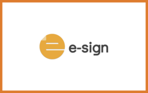 e-signのロゴ